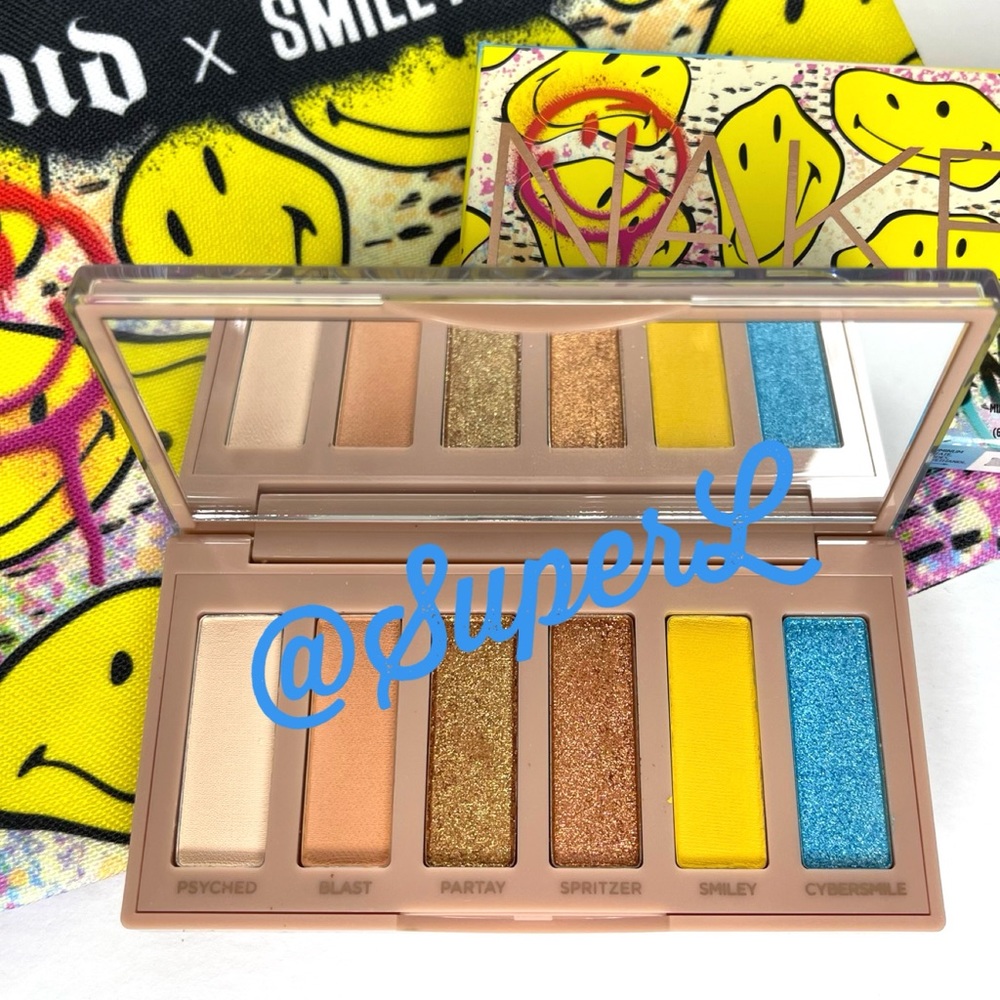 2/$25 NEW Urban Decay x Smiley Naked Eyeshadow Palette Mucho Happy Eye Shadow